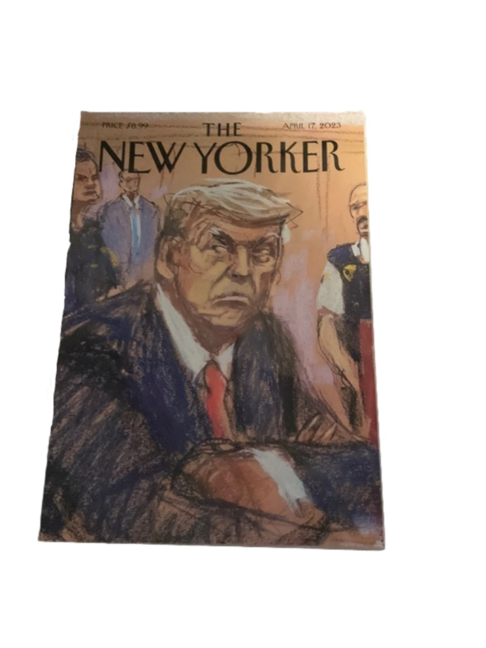 🔒 5 items for $10 - April 17, 2023 edition of the New Yorker magazine Trump